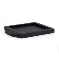 Tabor Carbonized Black Square Tray