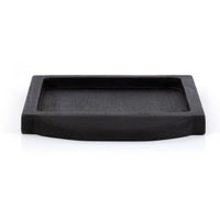 Tabor Carbonized Black Square Tray