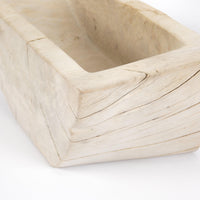 Ceara Ivory Wood Bowl