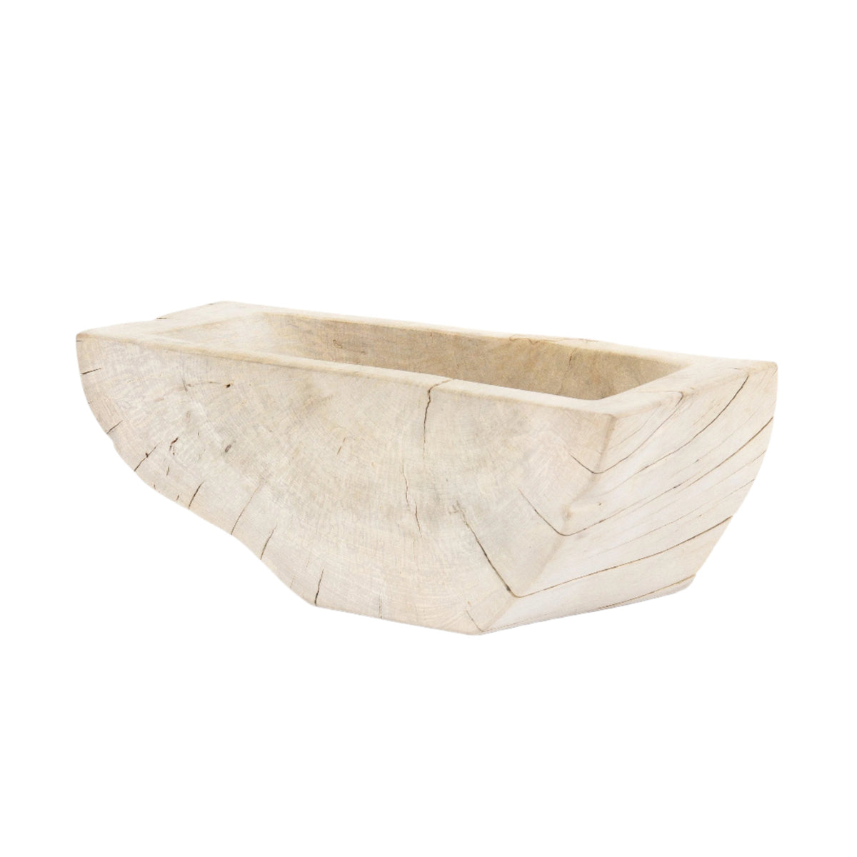 Ceara Ivory Wood Bowl