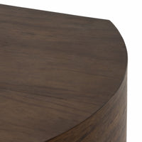 Lorah Dark Brown Executive Desk