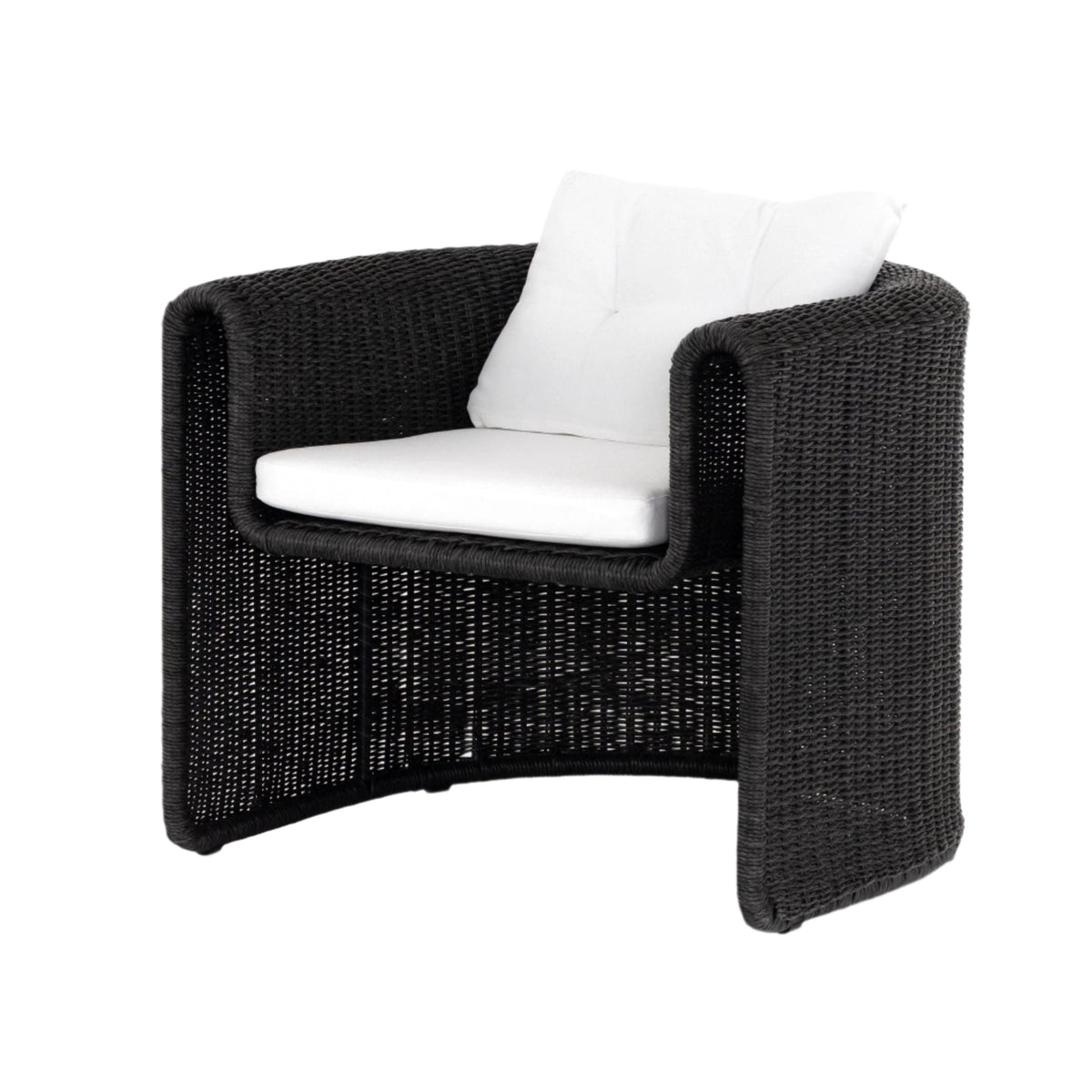 Tanner Dark Woven Outdoor Chair