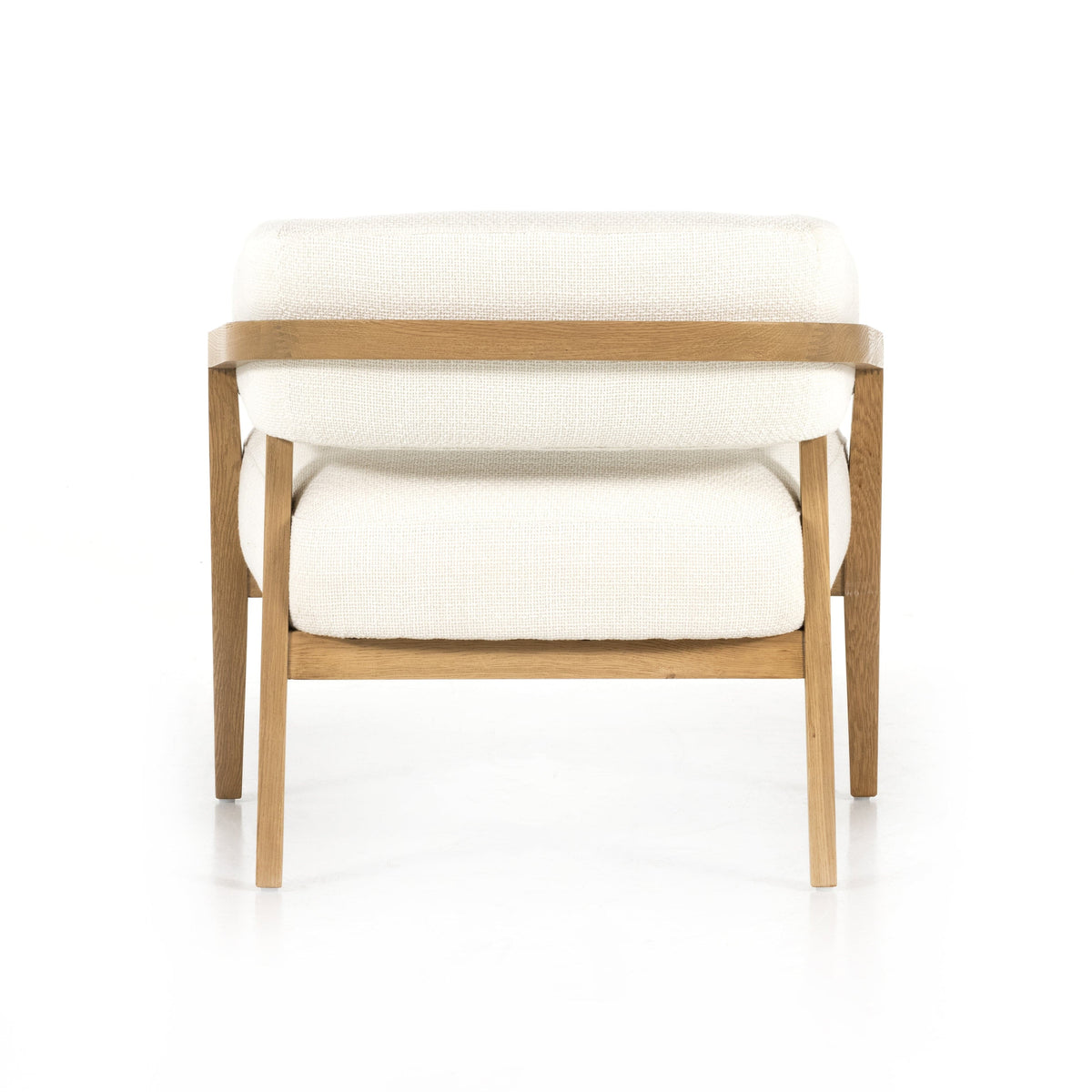 Daniel Gibson White Mid-Century Chair