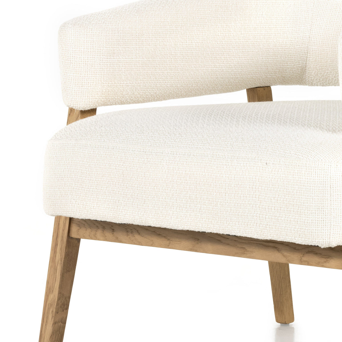 Daniel Gibson White Mid-Century Chair