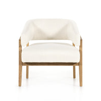 Daniel Gibson White Mid-Century Chair