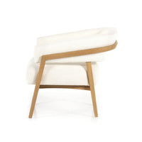 Daniel Gibson White Mid-Century Chair