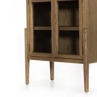 Temple Drifted Oak Curio Cabinet