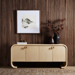 Zoe Ivory Curved Sideboard