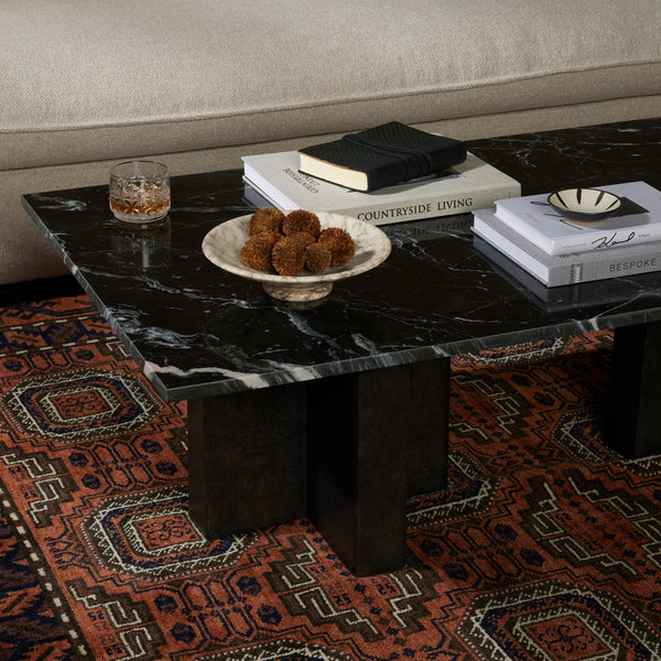 Tanner Coffee Table Black Marble