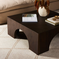 Fanning Guanacaste Wood Coffee Table