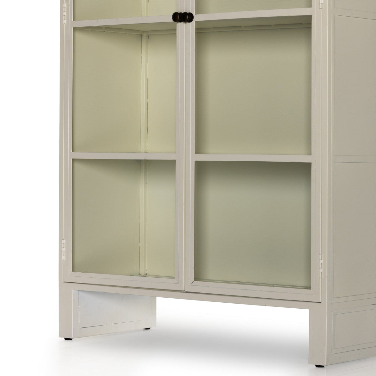 Bryant Cream Iron Curio Cabinet