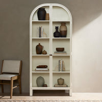 Bryant Cream Iron Curio Cabinet