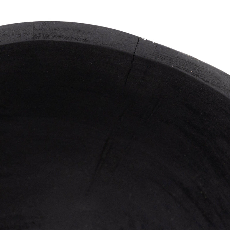 Turner Carbonized Black Pedestal Bowl