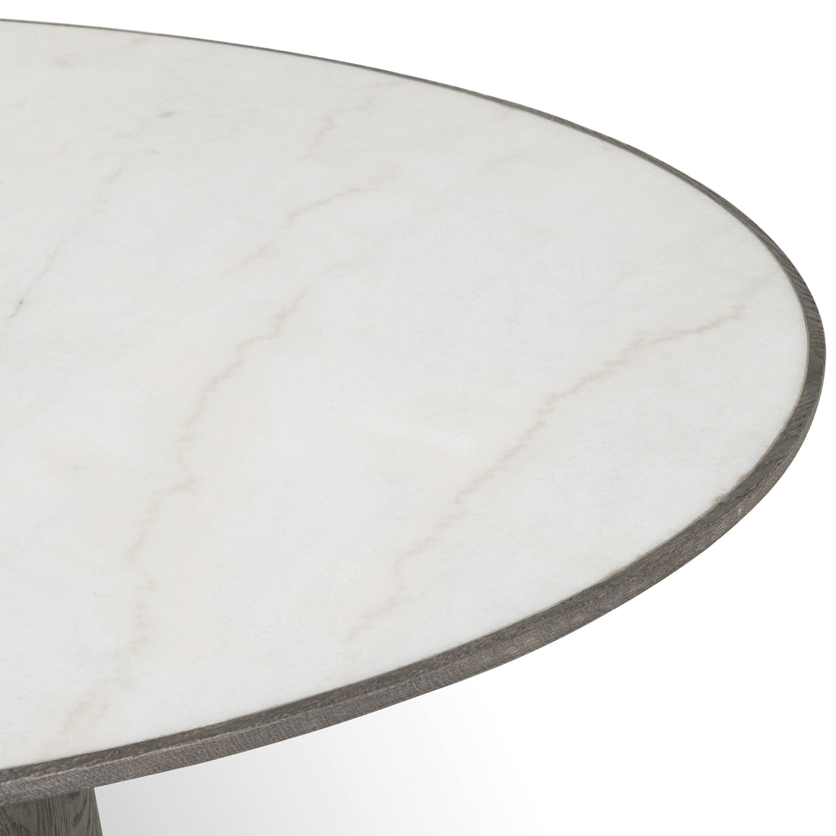 Shayne Oak & White Marble Dining Table