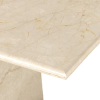 Abram Cream Marble Dining Table