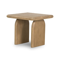 Santiago Aged Drift Mindi Wood End Table