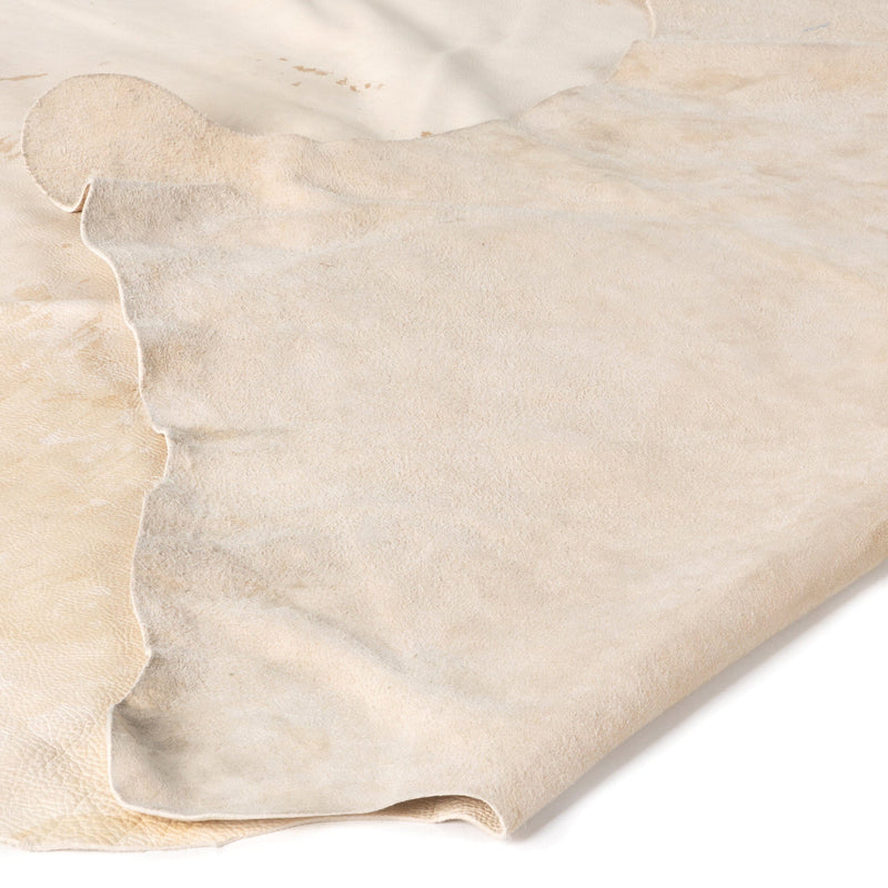 Ivory & Brown Modern Cowhide Rug 9x12