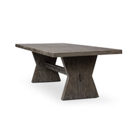 Tatiana Black Oak Rectangle Dining Table