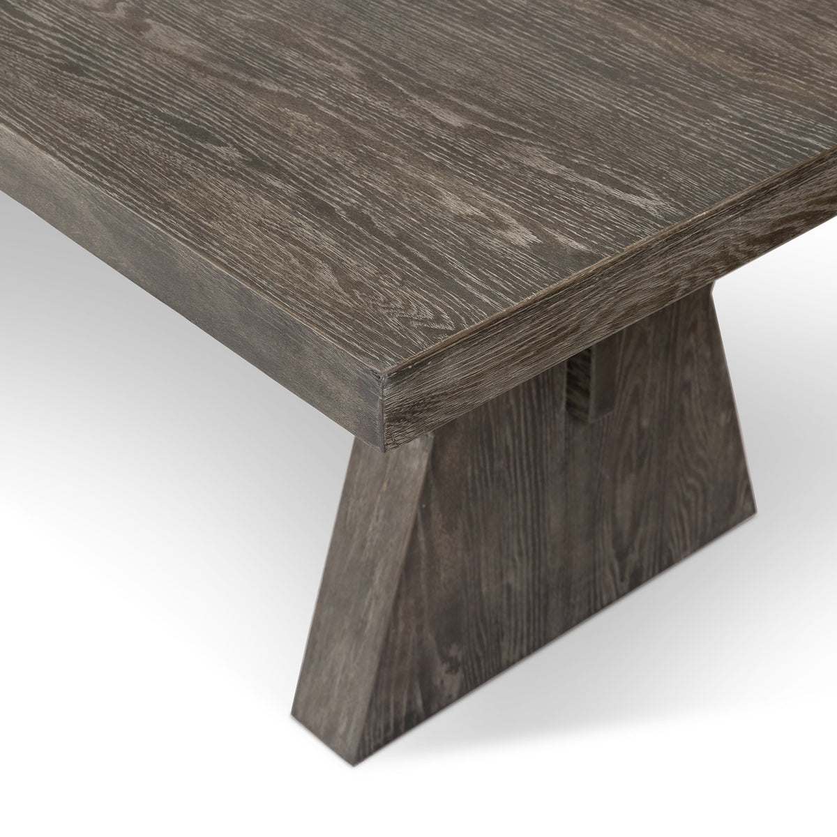 Tatiana Black Oak Rectangle Dining Table