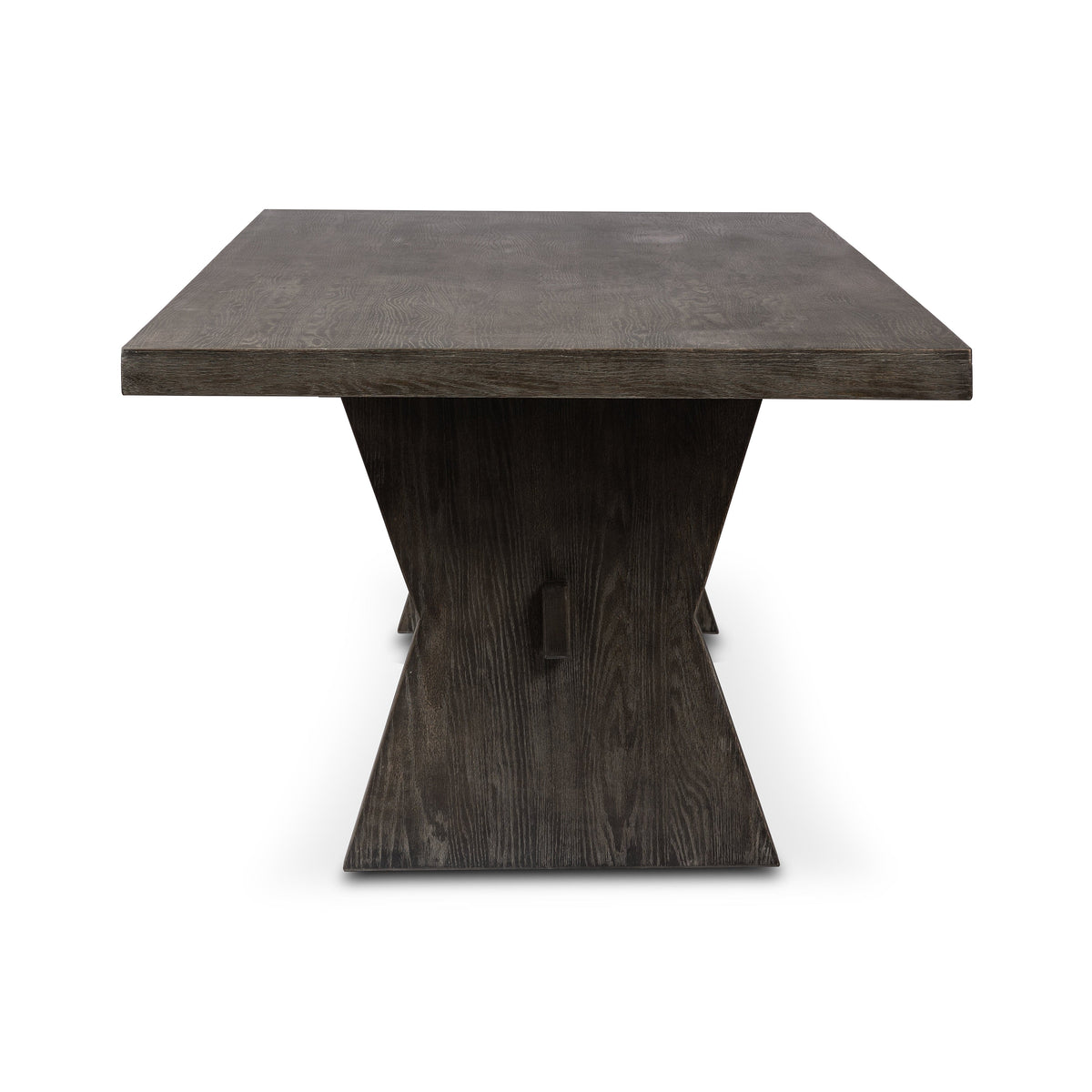 Tatiana Black Oak Rectangle Dining Table