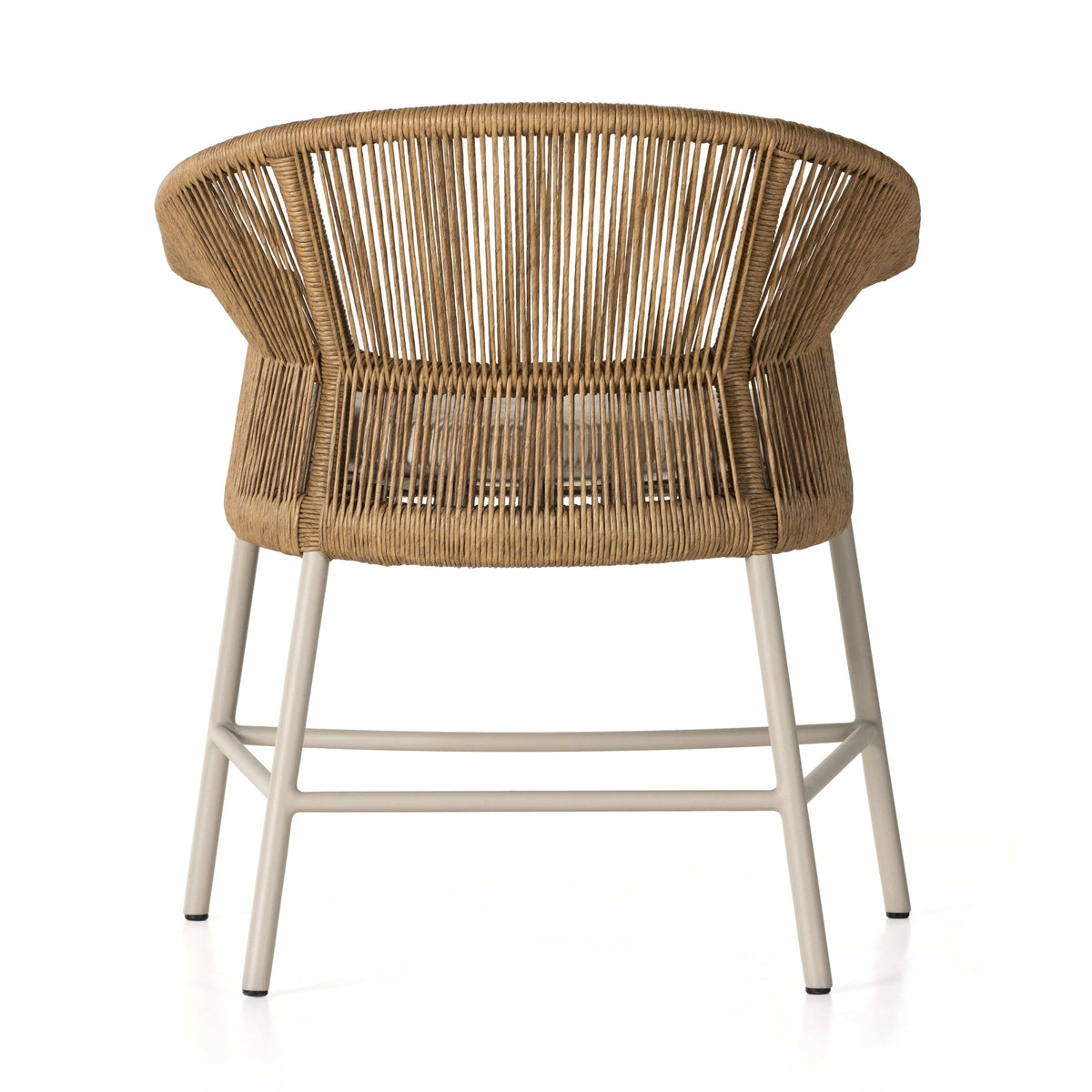 Isabel Caramel Rope Outdoor Dining Armchair