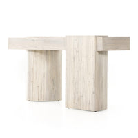 Gayle Bleached Oak Console Table