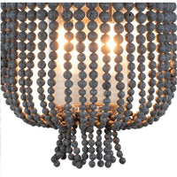 Milos Dark Blue Beaded Sconce