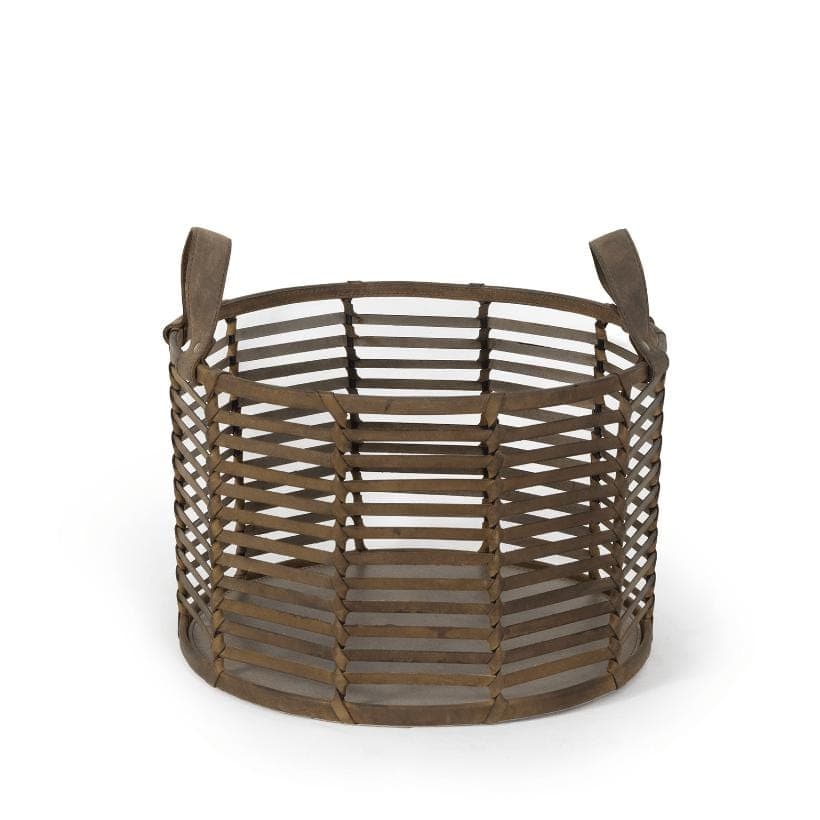 Finn Leather Basket Small