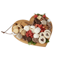 Natural Mod Heart Charcuterie Board