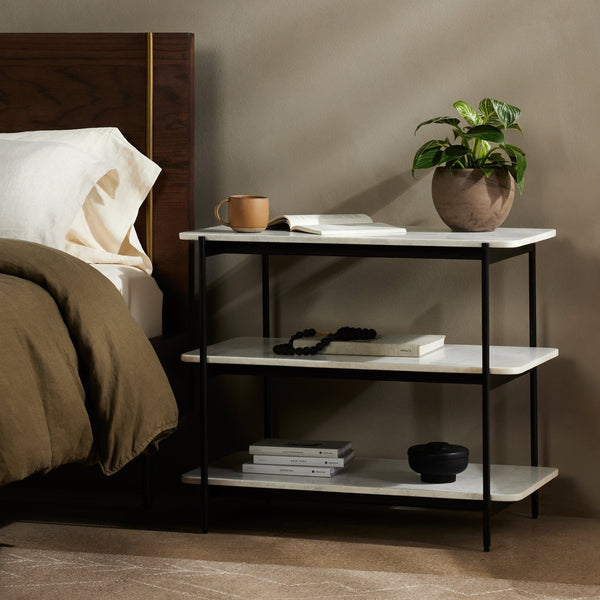 Jackson Iron Matte Black Nightstand