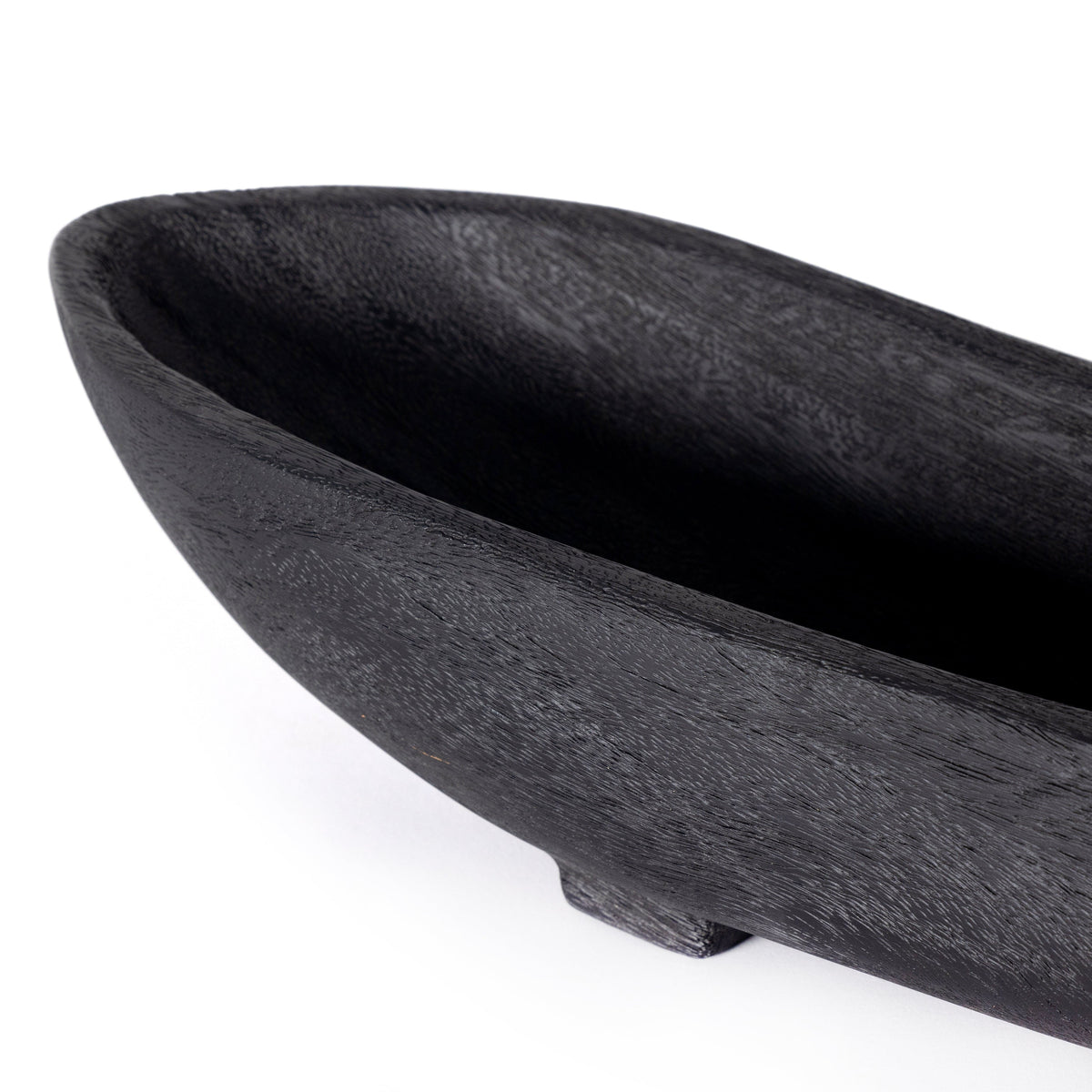 Zambia Carbonized Black Reclaimed Wood Bowl