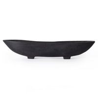 Zambia Carbonized Black Reclaimed Wood Bowl