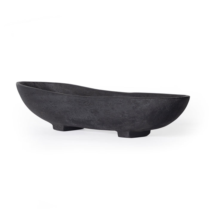 Zambia Carbonized Black Reclaimed Wood Bowl