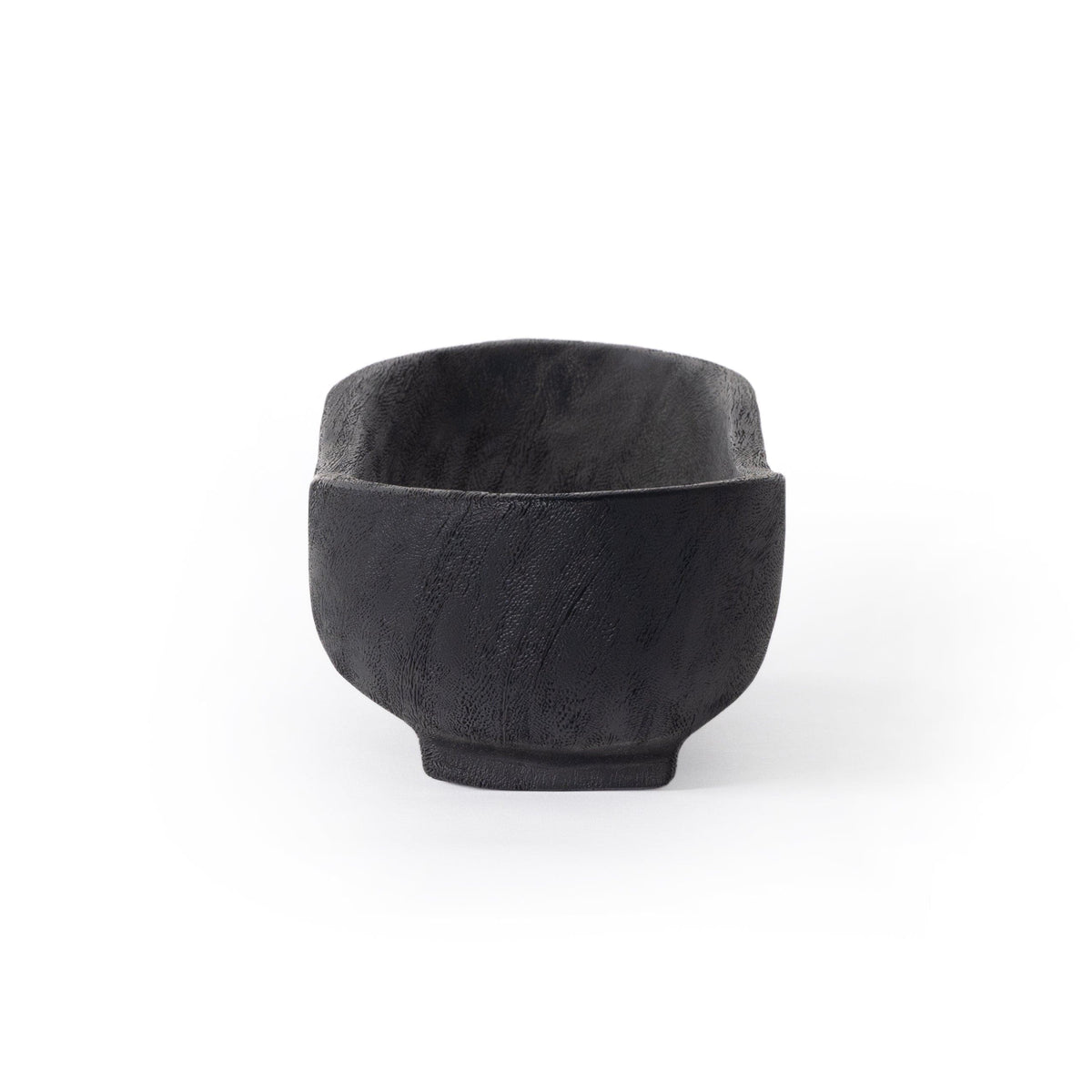 Zambia Carbonized Black Reclaimed Wood Bowl