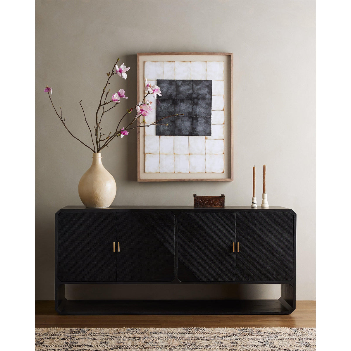 Chase Black Ash Sideboard