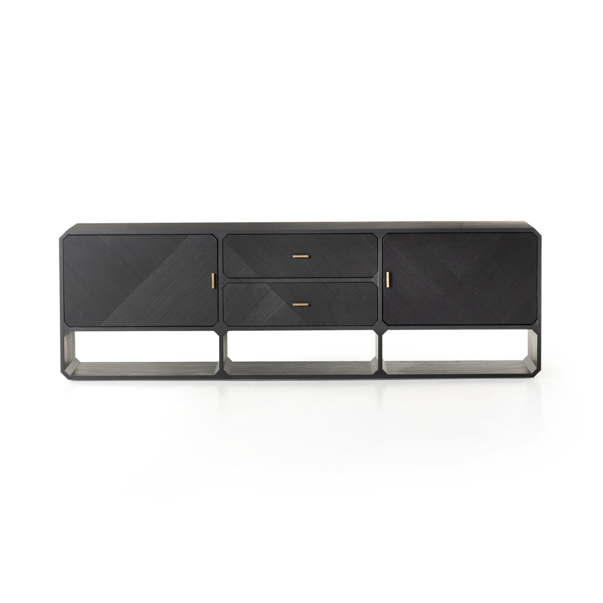 Chase Black Ash Media Console