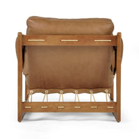 Destin Palermo Cognac Sling Chair