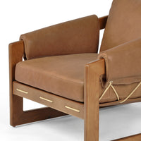 Destin Palermo Cognac Sling Chair