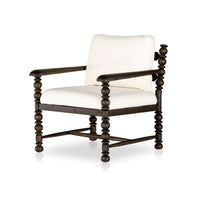 Devonshire Ivory Spindle Arm Chair