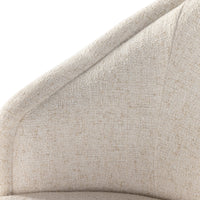 Margo Omari Cream Swivel Chair