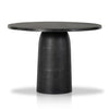Basilly Charcoal Grey Aluminum Dining Table