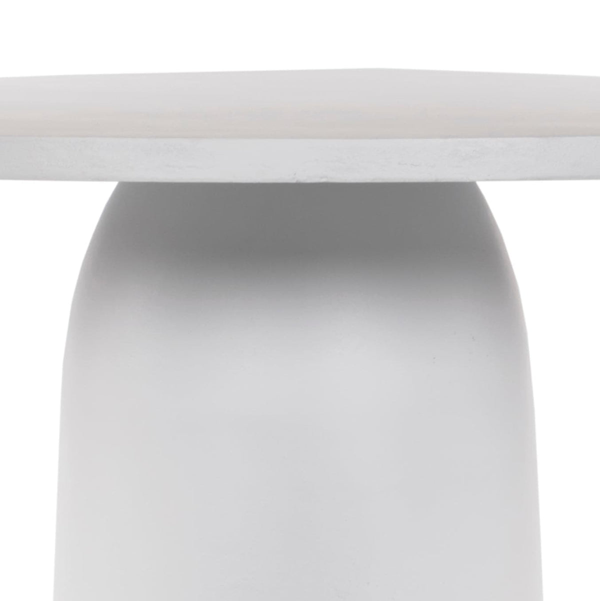 Basilly White Outdoor Dining Table