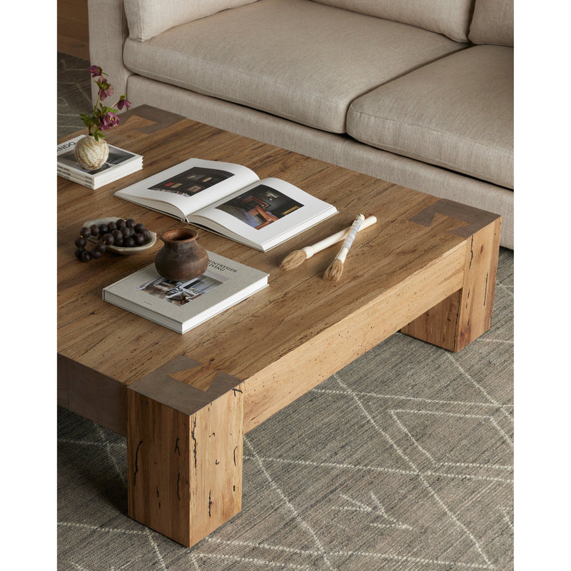 Abner Square Oak Coffee Table