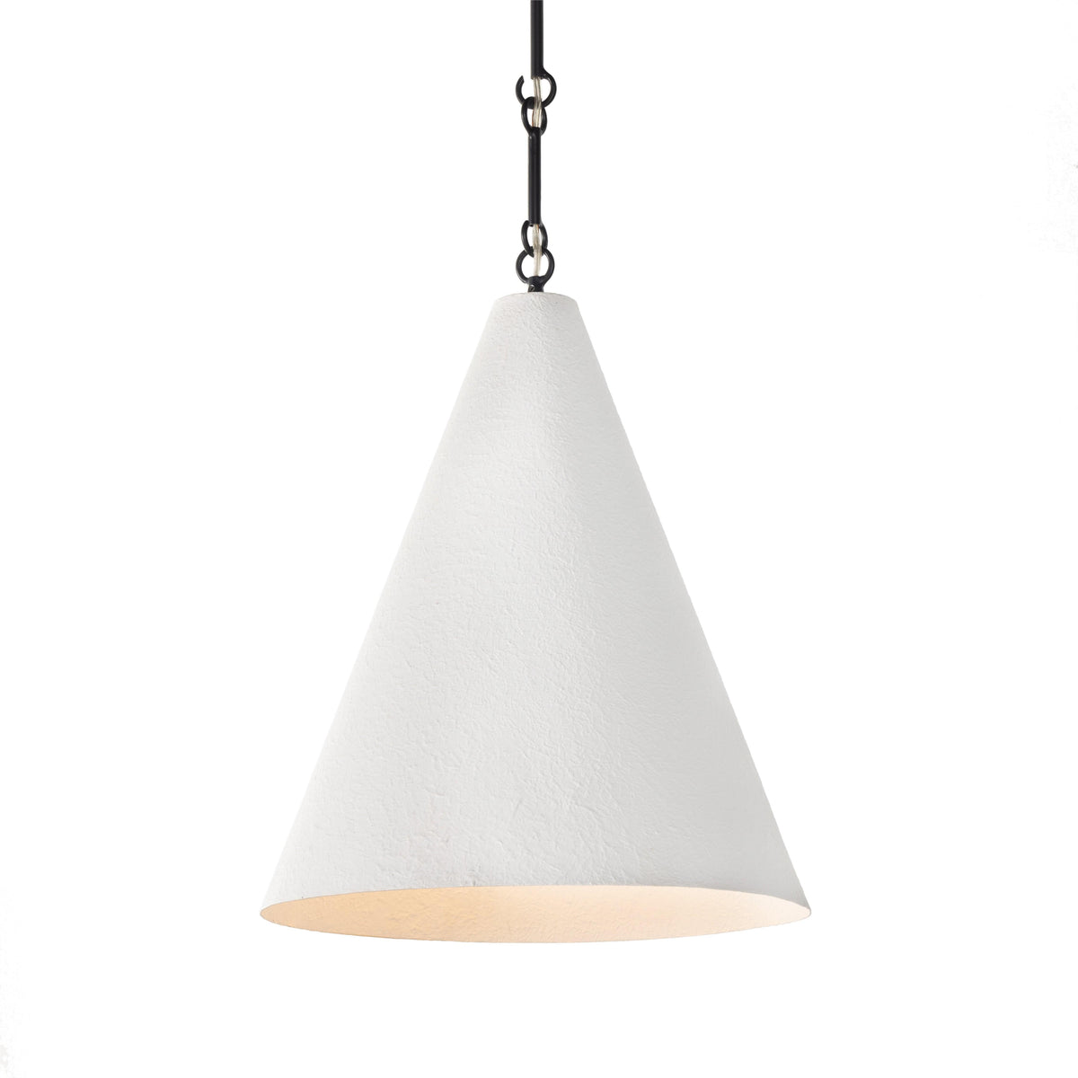 Graham Matte White Plaster Pendant