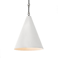 Graham Matte White Plaster Pendant