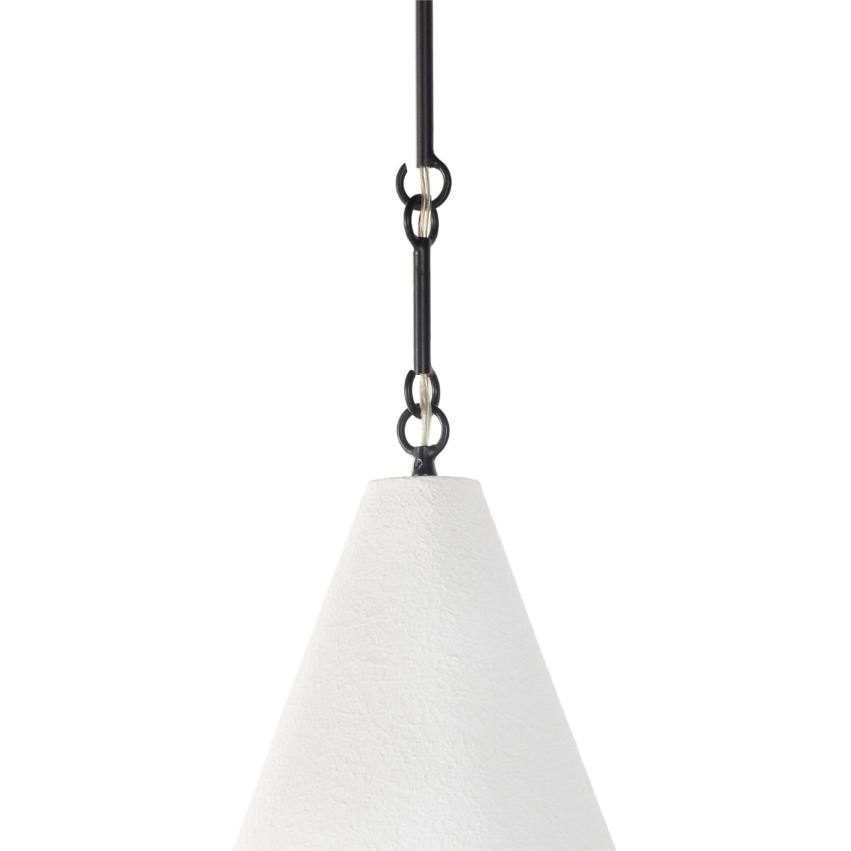 Graham Matte White Plaster Pendant