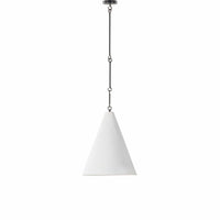 Graham Matte White Plaster Pendant