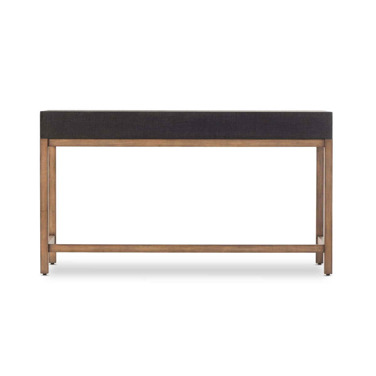 Finn Black Raffia Desk