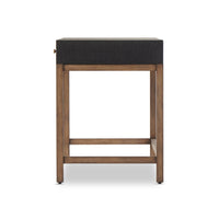 Finn Black Raffia Desk