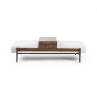 Foster Pebble Upholstered Rectangle Ottoman